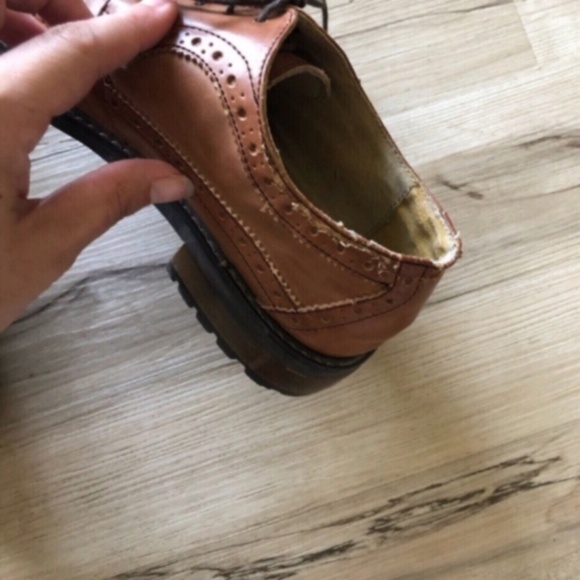 Steve Madden Tan Leather Oxfords - Picture 8 of 11